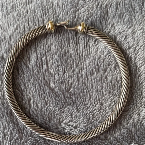 David Yurman Silver and Gold Bracelet - Picture 4 of 12